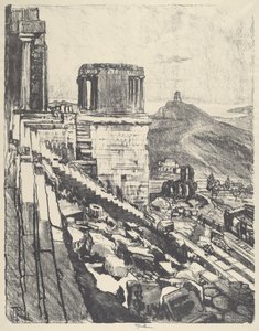 Nikes tempel, Aten av Joseph Pennell
