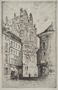 Tvärskeppet, Beauvais av Joseph Pennell