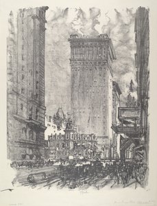 Union League, 1912. av Joseph Pennell