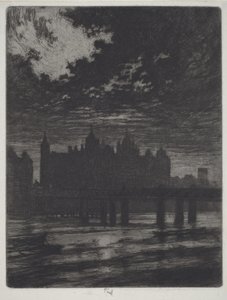 Whitehall Court av Joseph Pennell