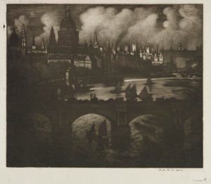 Wrens stad av Joseph Pennell