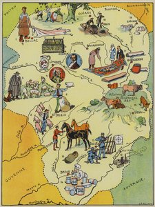 Marche-Limousin (färglitografi)