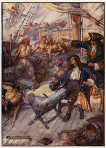 Amiral John Benbow sårad i strid mot fransmännen utanför Cape Santa Marta, Västindien