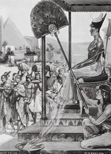 Hyllning till Ramses II, XIX:e dynastin (litografi) av Joseph Ratcliffe (after) Skelton