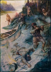 Ingen människa var säker, inget liv var säkert, 1908, c1920 av Joseph Ratcliffe Skelton