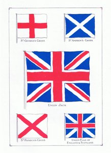Storbritanniens flaggor (cirka 1910), 1910