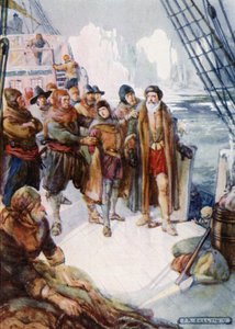 Dessa grymma män menade att vända Hudson på drift på det isiga vattnet av Joseph Ratcliffe Skelton