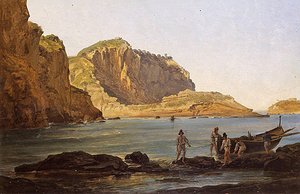 Posillipo (olja på panel)
