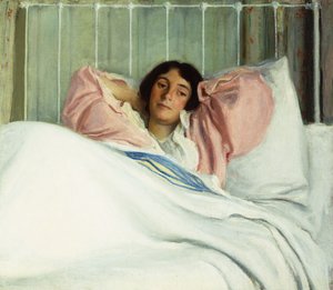 Porträtt av konstnärens fru Edith,