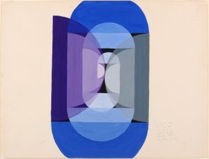 Blue Gray Violet Wheel (från serien Mathematical Basis of the Arts)