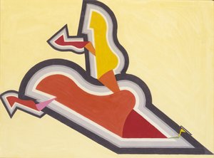 Studie i Rhythm: Red and Gold, ca. 1934.