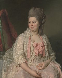 Madame de Saint-Morys Eléonore Elisabeth Angelique de Beauterne, 1742-1824, 1776. av Joseph Siffred Duplessis