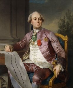 Porträtt av Charles-Claude de Flahaut de la Billarderie, greve av Angiviller