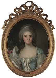 Porträtt av Comtesse de Provence (1753-1810) (olja på duk) av Joseph Siffred Duplessis