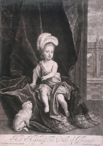 William, hertig av Gloucester, som barn, c1720