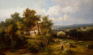 On the Sussex Downs (olja på duk)