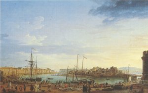 Franska: Vue du Port de Dieppe l Dieppe Harbor