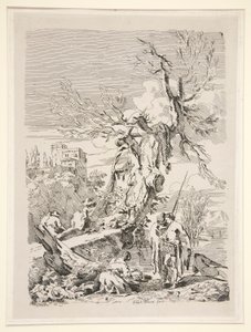 Tillbaka från fiske av Claude Joseph Vernet