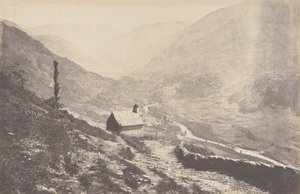 Valley of Bosost hämtad från capilla San Antonio, 1853.