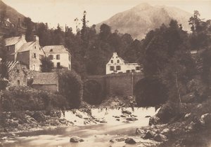 Byn Gèdres, vägen till Gavarnie, 1853.
