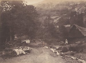 Byn Montaubant hämtad från Luchon, 1853.