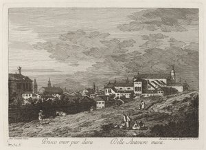 Prisco ära så länge det varar... av Joseph Wagner after Canaletto