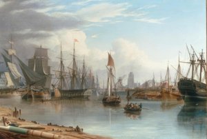 Utsikt över den flytande hamnen, Bristol