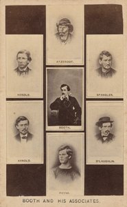 Booth och hans medarbetare,1865 (foto) av Joseph Ward