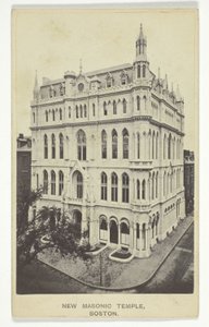 Nytt frimurartempel, Boston av Joseph Ward