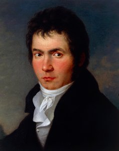 Porträtt av Ludwig van Beethoven (Bonn av Joseph Willibrord Mahler