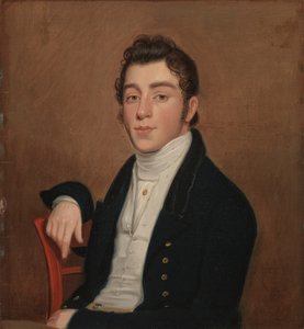 Porträtt av Mendes Cohen, 1818.