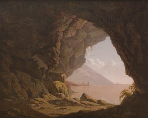 Cavern, nära Neapel av Joseph Wright of Derby