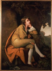 Edwin, från "Minstrel" av Dr Beattie av Joseph Wright of Derby
