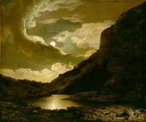 Matlock Tor av Moonlight, ca 1778