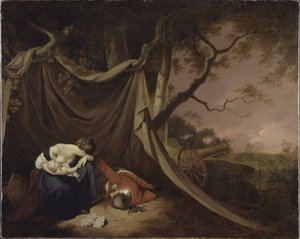 The Dead Soldier, ca 1789 (olja på duk) av Joseph Wright of Derby