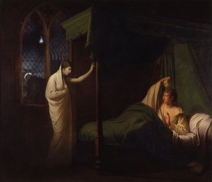 William och Margaret från Percys "Reliques of Ancient English Poetry av Joseph Wright of Derby
