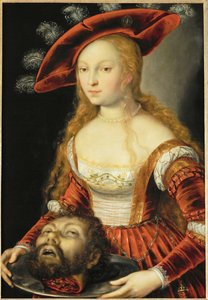 Salome med Johannes Döparens huvud... av Joseph the younger Heintz