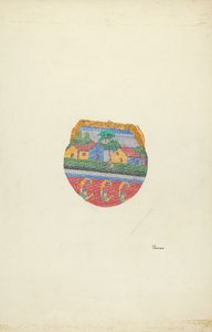 Pärlpåse, ca. 1937. av Josephine C. Romano