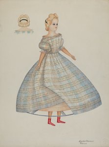 Docka - Nellie Bates, c. 1937 av Josephine C. Romano