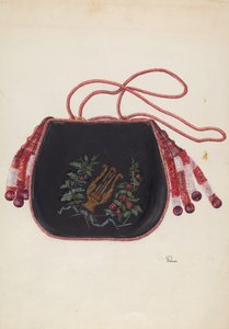 Handväska, c. 1938. av Josephine C. Romano