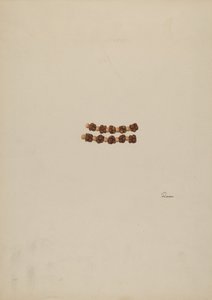 Rosenkranspärlor, ca. 1940.