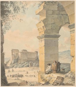 Colosseum i Santi Quattro Coronati Utsikt över Colosseum (titel på objekt)