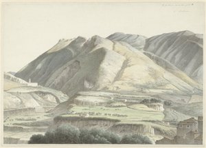 Italienskt landskap vid Subiaco