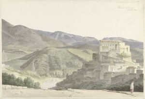 Italienskt landskap vid Subiaco