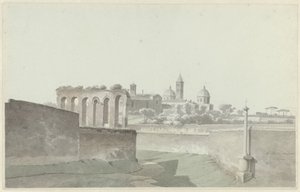 Basilikan Santa Maria Maggiore i Rom Gezicht op Sa. Maria Maggiore, Rom