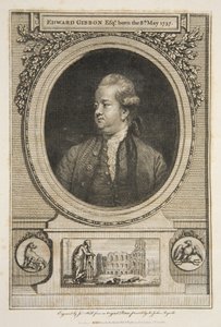 Edward Gibbon, Esq., pub. 1730 (gravyr) av Joshua (after) Reynolds