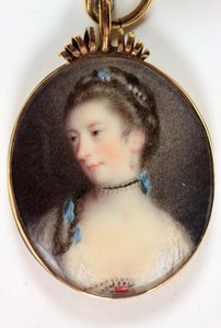 Lady Anne Campbell, grevinna av Strafford (emalj)