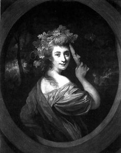 Mademoiselle Giovanna Baccelli (1753-1801) graverad av J.R. Smith, publicerad 1783 (gravyr) av Joshua (after) Reynolds