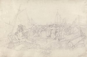 Dover Pier av Joshua Cristall