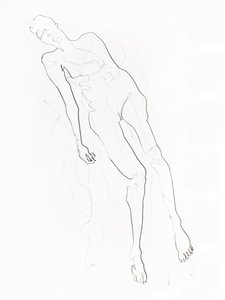 Lugn nakenstudie av Joshua Hoskins
